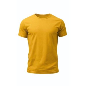 Camiseta de Punto para Hombre, Cuello Redondo, Corte Ajustado, Manga Corta, Uso Diario, con Logotipo Frontal, Transpirable y de Secado Rápido, Mezcla de Poliéster/Algodón - Product Image 1