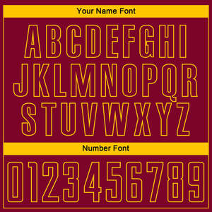 เสื้อฟุตบอลลายทางสีแดงเลือดหมูทอง ดีไซน์คลาสสิคแบบวงกลม ชุดฟุตบอลแบบระบายอากาศ สีเหลืองเบอร์กันดี สำหรับการแข่งขันทีม - Product Image 5