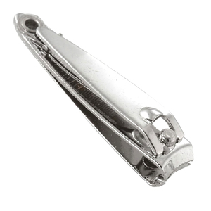 Coupe-ongles en acier inoxydable à mâchoires plates 12,5 mm, pointe affûtée, pince à ongles pour adultes, outil de précision, style simple, fabriqué au Pakistan - Product Image 1