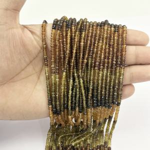 Cuentas Redondas Facetadas de Granate Tundro de 3 mm, Sueltas para la Fabricación de Joyas, Calidad AAA+, Sin Tratar, Multicolores, Accesorios para Pulseras DIY - Product Image 2