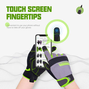 Gants de sécurité mécaniques tendance fabriqués au Pakistan, gants de protection pour le travail quotidien et les chantiers de construction, respirants - Product Image 4