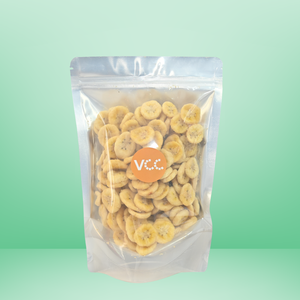 กล้วยฉาบอบแห้งแบบสุญญากาศ สายพันธุ์คาเวนดิช |   กล้วยแท้ 100% หวานธรรมชาติ กรอบ ไม่ใช่พืช GMO พร้อมรับประทาน ผลไม้หั่นเป็นชิ้น ซีเรียล 10 กก. 12 ชิ้น - Product Image 1