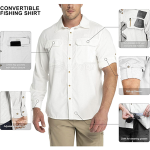 เสื้อเชิ้ตทำงานน้ำหนักเบา ออกแบบด้วยผ้าระบายอากาศได้ดี สวมใส่สบาย คุณภาพเชื่อถือได้ เหมาะสำหรับสถานที่ทำงานที่ต้องการความกระชับ - Product Image 5