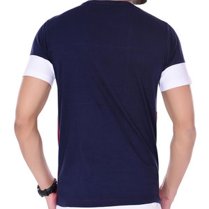 เสื้อยืดปักลายทางการแขนสั้นผู้ชายแบบสั่งทำพิเศษ รุ่นใหม่ล่าสุด คุณภาพดี ทรงหลวม ผ้าฝ้าย 100% ลายตัวอักษร - Product Image 6