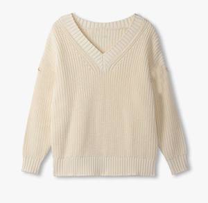 Suéter de Lana Merino de Lujo con Cuello Redondo, Transpirable, para Mujer, Ropa de Invierno de Alta Gama, Camiseta de Punto Premium para Europa - Product Image 1