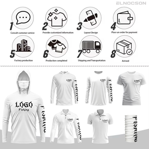 Camisa de Pesca Unisex Personalizada de Manga Larga con Protección Solar UPF 50, Secado Rápido, Estampado Digital con Diseño de Peces, Ropa para Exteriores, Impermeable y Resistente al Viento - Product Image 5