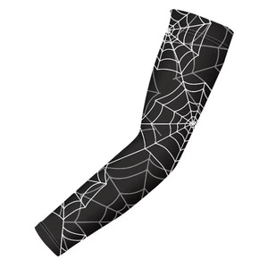 Manchons de compression sportifs 2026 avec logo personnalisé, protection UV, séchage rapide, design uni, pour hommes, football américain, course à pied - Product Image 3