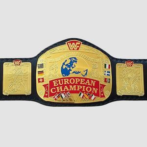 Réplica del cinturón de campeonato mundial de lucha libre europea - Product Image 1