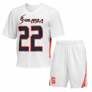 2024 vente en gros sublimation uniforme de crosse de haute qualité/nouveau design entièrement personnalisé Logo maillots et shorts de crosse - Product Image 6