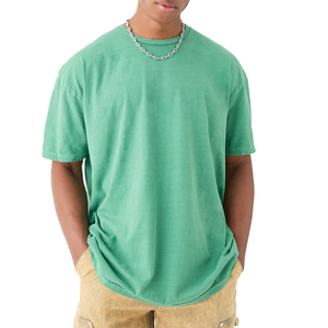 T-shirts d'été en gros pour fabricants de vêtements, streetwear personnalisé, t-shirts unis 100 % coton pour femmes, vêtements grande taille pour hommes - Product Image 3
