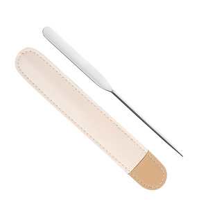 Espátula de Maquillaje, Paleta para Mezclar Base de Maquillaje, Espátula Cosmética de Metal/Acero, Espátula para el Cuidado de la Piel, para Crema Facial y de Ojos - Product Image 2