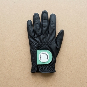 Gant de golf personnalisé en cuir Cabretta pour gaucher, antidérapant, en cuir souple avec panneaux perforés, ajustement flexible pour la main, fermeture sportive au poignet, OEM, marque privée - Product Image 1