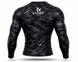 Custom <b>Men's</b> Long Sleeve <b>Compression</b> Rash Guard Camouflage Gym <b>Shirt</b> Athletic Fitness Training Workout Sportswear Base Layer Top - Product Image 3