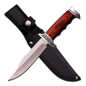 Cuchillo de Caza de Hoja Fija LEGACY BLADES, Grado Industrial, Acero con Alto Contenido de Carbono, Punta Caída, Mango de Madera, Supervivencia al Aire Libre, Venta al Por Mayor OEM - Product Image 1