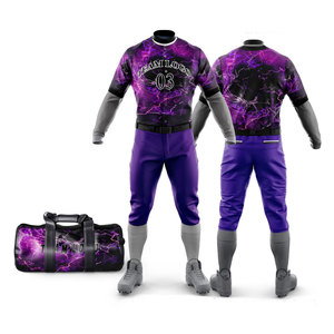 Compre al por Mayor Uniformes de Béisbol Personalizados, Transpirables y Cómodos, Conjunto de Diseño Nuevo para Equipos - Product Image 3