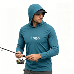 Sudadera con Capucha de Manga Larga con Camuflaje para Hombre, Protección Solar UPF 50, Secado Rápido, Camisa de Pesca de Alto Rendimiento - Product Image 2