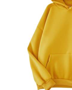 ชุดเซ็ตฮู้ดดี้และกางเกงจ็อกเกอร์สีเหลืองแบบกำหนดเองสำหรับผู้หญิง พร้อมลายพิมพ์รูปนกพิราบ เสื้อสเวตเชิ้ตโอเวอร์ไซส์ กางเกงเอวยางยืด ชุดลำลอง - Product Image 5