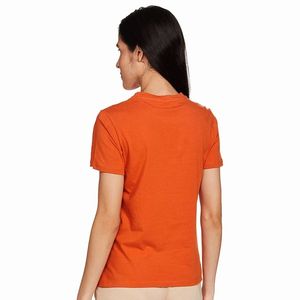 Camiseta de Algodón para Mujer, de Alta Calidad, Color Sólido, Ecológica, Transpirable, Ligera, Ajustada, Antiarrugas y de Secado Rápido, al por Mayor - Product Image 3