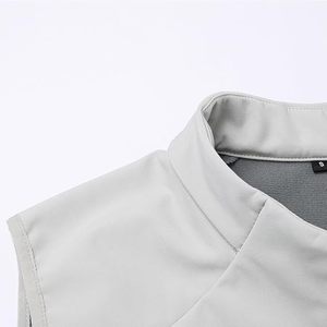 LAYENNE Wholesale Men's Practical Outwear Custom Polar Fleece Waistcoat Embroidery Logo Plus Size Vest Jacket Low Moq - Product Image 5
