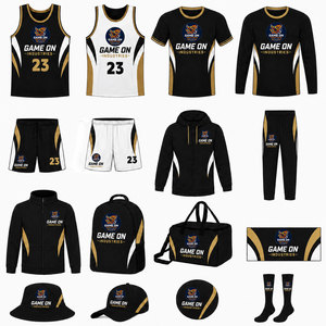 Uniforme de Baloncesto Profesional y Duradero con Tela Transpirable de Poliéster para Entrenamientos de Equipo - Product Image 5