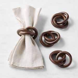 Rustic Wooden Napkin Ring Suitable For Farmhouse Kitchen Decor Traditional Dining And Country Style Tables - Product Image 6