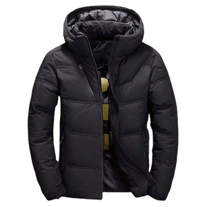Chaqueta de Invierno para Hombre 2026, de Alta Calidad, con Cuello Alto Recubierto, Nailon Personalizado OEM, Peso de la Tela 460g, Relleno de Poliéster - Product Image 4