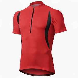Maillot de cyclisme personnalisé en polyester et élasthanne, léger, respirant et à séchage rapide, à manches courtes, pour la vente en gros - Product Image 4