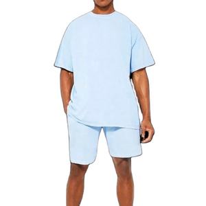 Ropa de hombre, camisetas para hombre a la venta, conjunto corto con logotipo personalizado para hombre, camiseta y pantalones cortos de manga corta transpirables de algodón 100% - Product Image 1