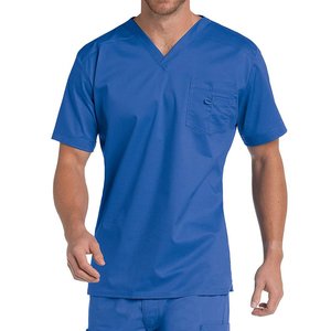 Uniformes de travail grande taille personnalisables, élégants, en Spandex-Polyester, extensibles dans les 4 sens, respirants, avec détection par aiguille, de haute qualité, en gros - Product Image 3