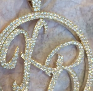 Colgante Personalizado YB Joint Letter para Hombre, Estilo Hip Hop, con Diamante Moissanita Redondo, Plata 925, Joyería Fina Hecha a Mano, Colgantes y Dijes - Product Image 2