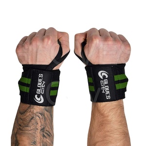 Enveloppes de poignet de levage de puissance de fitness professionnel de 21 pouces respirant Super résistance lourde gants de soutien de gymnastique enveloppement de poignet de ville - Product Image 1