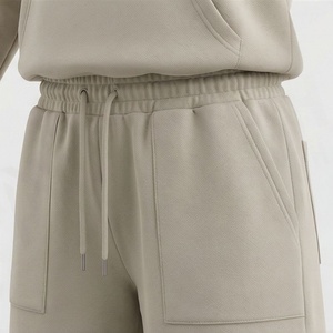 Women's 2 Piece Hoodie Shorts Set Fleece Casual Loose Fit Above <b>Knee</b> With Ignite Flame Print <b>Heat</b> Transfer Design - Product Image 5