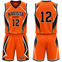 Ensemble short et maillot de basket-ball sur mesure, vêtements de performance de haute qualité, respirant, 100% polyester, uniforme de basket-ball écologique