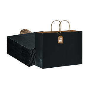Emballage cadeau personnalisable, écologique, de haute qualité, biodégradable, sac en papier kraft brun classique - Product Image 4