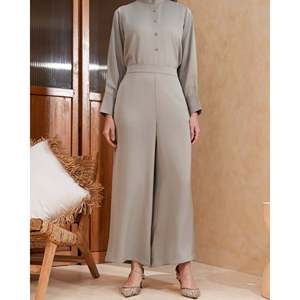Alana Women's Eco-Friendly Summer Club Style Print Suit Casual XS-6XL Size Custom Logo Bow Collar Ankle-Length Printed Yoga <b>Set</b> - Product Image 2