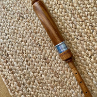 Highland Rosewood Practice Chanter with Black Velvet Bag-High Quality Traditional Bagpipe Accessory
