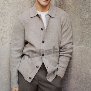 Cardigans pour hommes modernes et décontractés avec une finition en tricot doux et un design confortable et ample - Product Image 6