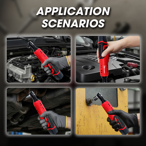 LEMATEC Cordless Electric Ratchet Wrench 12V 3/8 In Lithium Ion 15000mAh 54Nm Max <b>Torque</b> Compact Power Tool Auto Repair - Product Image 5
