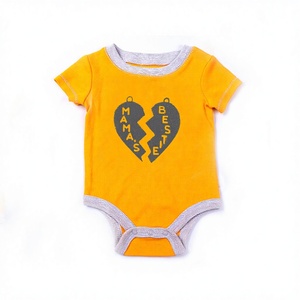 Compras en línea ropa infantil de algodón de bambú mameluco de bebé recién nacido monos al por mayor mameluco de algodón orgánico india en línea - Product Image 1