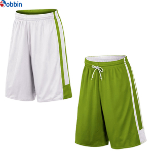 Bobbin <b>Men's</b> Quick Dry Sports <b>Shorts</b> White <b>Brown</b> Side Stripe Drawstring Elastic Waist Bermuda Length Solid Pattern Sporty Style - Product Image 3