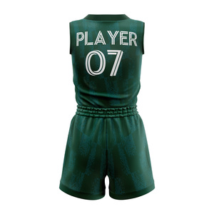 Ensemble d'uniformes de basketball personnalisés pour jeunes et adultes, grandes tailles, 100 % polyester, sans manches, logo imprimé par sublimation, tissu respirant - Product Image 5