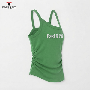 2026 Wholesale Cheap Price Summer Customized Logo Knitted 100% Cotton Quick Dry Workout Running Fashion Fitness Gym Tank <b>Top</b> - Product Image 6