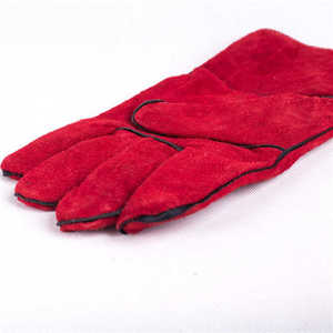 Guantes de Trabajo de Cuero para Protección de Manos, Resistentes al Calor, de Alta Calidad, para Soldadura - Product Image 4