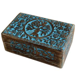 Ensemble de 3 boîtes en bois sculptées Yin Yang faites à la main, de qualité supérieure, boîte sculptée de qualité supérieure, design haut de gamme - Product Image 2