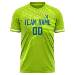Vêtements de sport d'équipe personnalisés fabriqués au Pakistan, maillot de football court, respirant, léger, à séchage rapide, pour l'entraînement et les matchs - Product Image 2