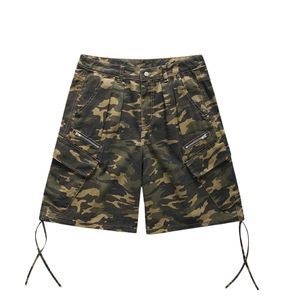Custom Mens Graphic Patchwork <b>Denim</b> Shorts Distressed Ripped Vintage Jean Shorts Y2K Streetwear Baggy Leopard Print Jorts Shorts - Product Image 5