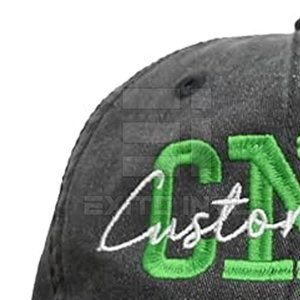 Services OEM, casquette de baseball brodée sur mesure avec logo personnalisé, respirante et imperméable, casquettes en coton à 7 panneaux - Product Image 5