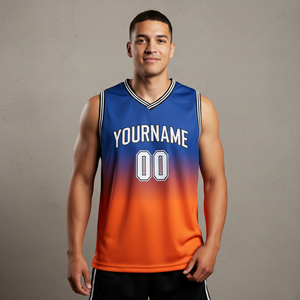 New Arrived 2026 100% Polyester Custom Printed Sublimated Anti-Bacterial Plus Size V-neck Sleeveless Breathable Lightweight - Product Image 2