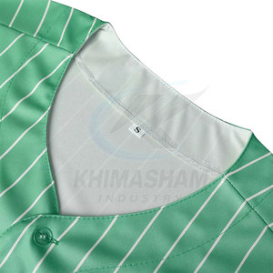 เสื้อเบสบอลโพลีเอสเตอร์ 100% ทนทาน ผิวสัมผัสนุ่ม ผลิตตามสั่ง เสื้อเจอร์ซีย์ฤดูร้อนแบบสั้น ระบายอากาศได้ดี แห้งเร็ว ผลิตในปากีสถาน - Product Image 4