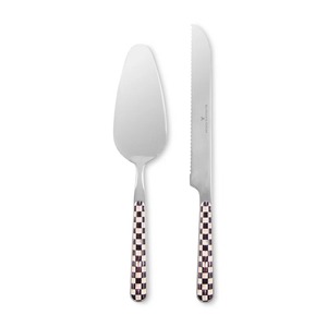 Stainless Steel <b>Cake</b> Server And Knife Set With Decorative Handles 2-Piece <b>Cake</b> Serving Tools - Product Image 4